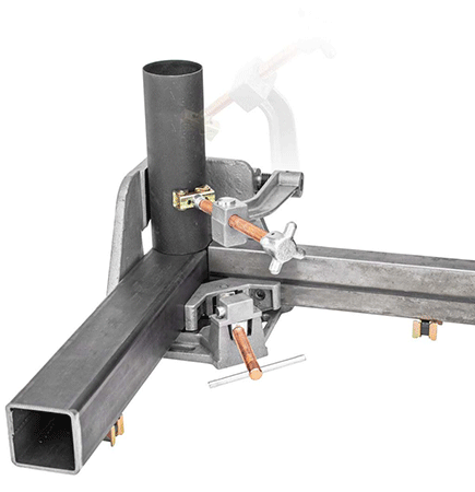 3 axis Fixture Welders Clamp 3-3/4" tube or pipe
