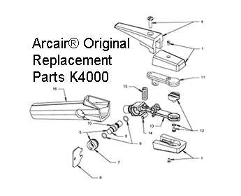 Arcair® Original Replacement Spring for K4000/K5000