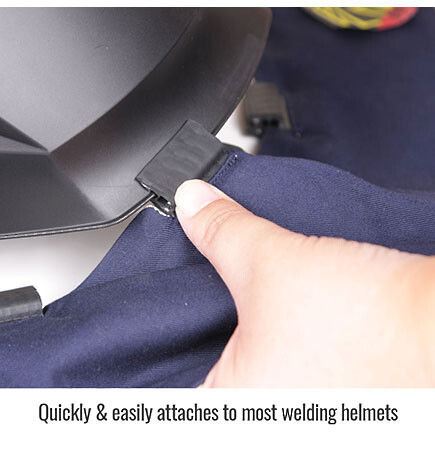 Black Stallion AH2140-NS FR Welding Helmet Wraparound Helmet Bib