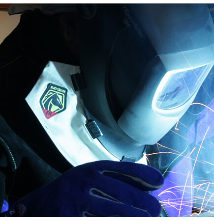 Black Stallion AH2140-NS FR Welding Helmet Wraparound Helmet Bib