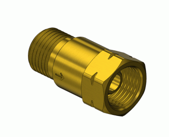 Torch Side Check Valve Fuel Gas LH "B" Thread Size Western CV-8L