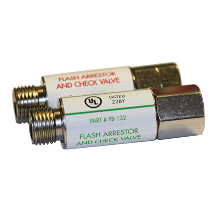 Flashback Arrestor Regulator Side Western FA-30