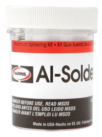 Harris Aluminum solder Kit Al-Solder 500 1 oz Flux 1 oz Solder