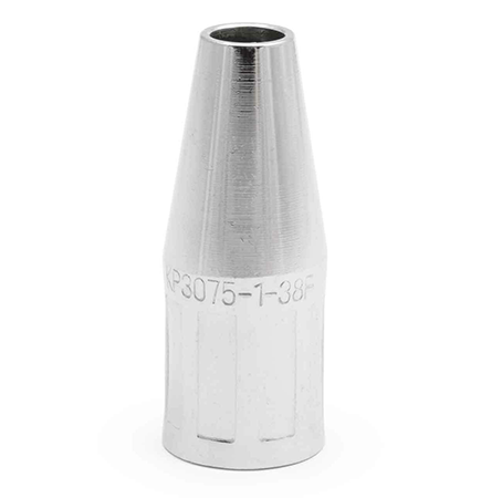 Lincoln Gas Nozzle 3/8 Diameter 100L Thread On Flush Tip