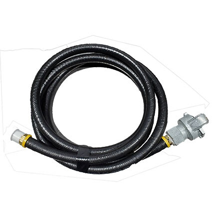 Lock 8 Gouging Torch Air Hose 3/8" MNPT x 1/2" Chicago 7 foot