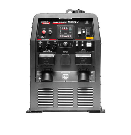 Maverick® 325X (Kubota®) 325 amp Diesel Welder with 10 kW single-phase power.
