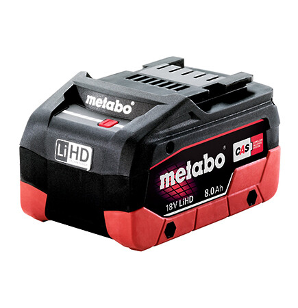 Metabo LIHD Battery Pack 18 V - 8.0 AH