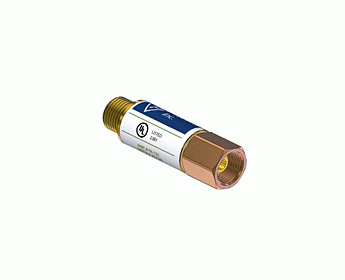 Single Flash Back Arrestor Regulator End Oxygen Only Western FA-130P